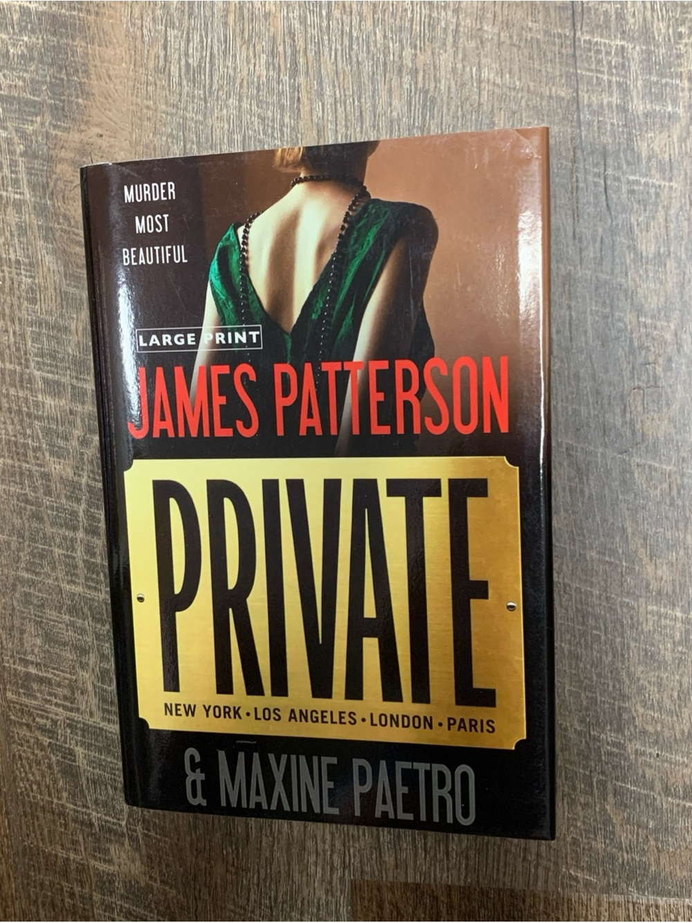 James Patterson and Maxine Paetro - Private (Large Print) - Hardcover